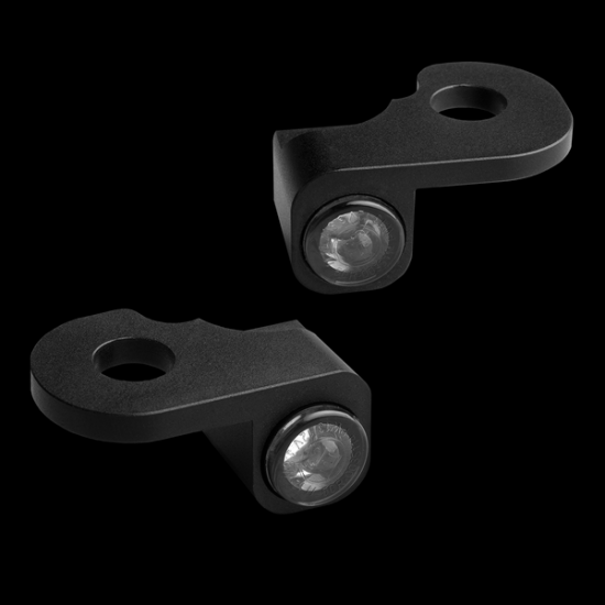 NANO Series Handlebar Turn Signals NANO FLH HYD CL BLK