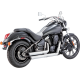 Twin Slash Staggereds EXHAUST CHR TS STAGVULCAN Twin Slash Staggereds EXHAUST CHR TS STAGVULCAN