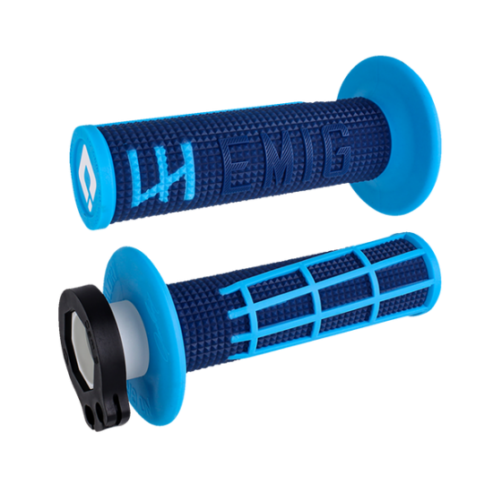 Emig 2.0 Lock-On Griffe EMIG GRIP 2.0 NAVY/CYAN