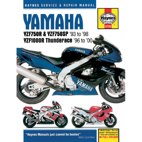 Motorcycle Repair Manual MANUAL, YZF750R/SP
