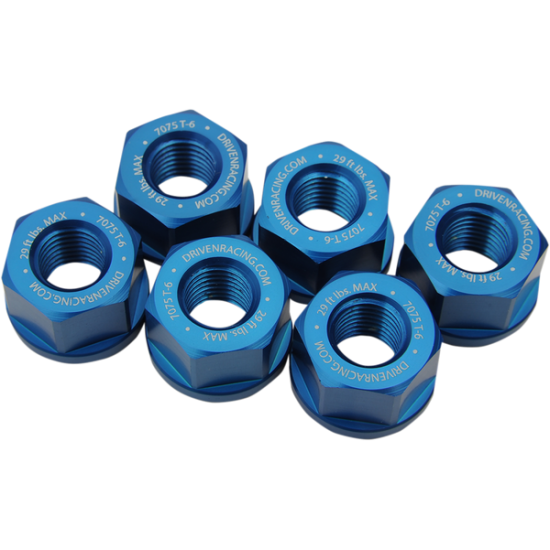 Sprocket Nuts SPRKT NUT ALUM 10MM BLU