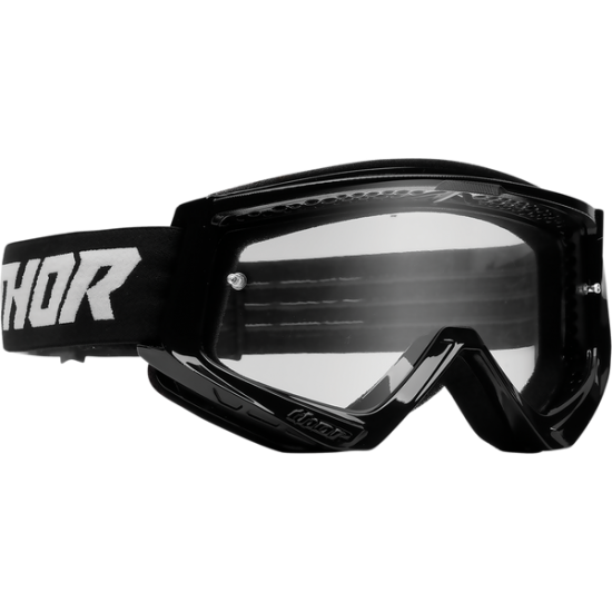 Youth Combat Racer Goggles GOGGLE CMBT RACR YTH BK/WH