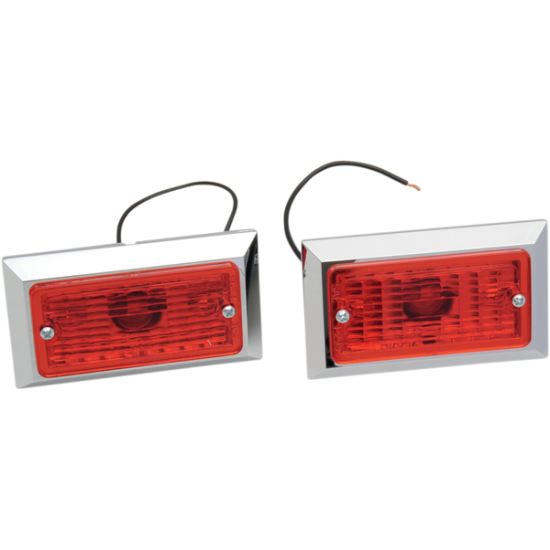 Marker Lights MARKER LIGHT SNGL RED 2PK