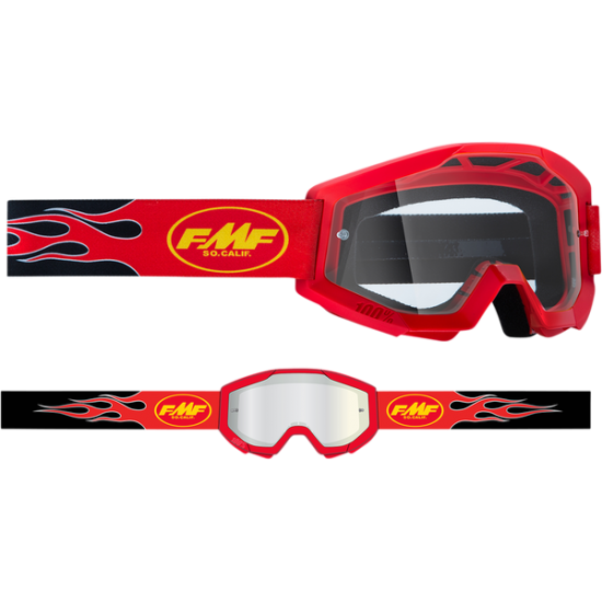 PowerCore Flame Goggles GOGGLE FLAME RDCLR