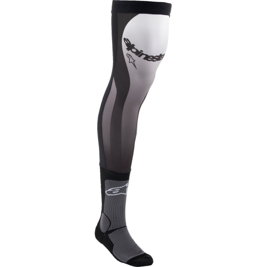 Strümpfe für Knieprotektoren SOCK KNEE BRACE BLK/WT LX