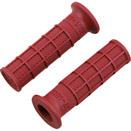 Hart-Luck Signature Full-Waffle Slip-On Grips GRIPS ODI HART-LUCK RED