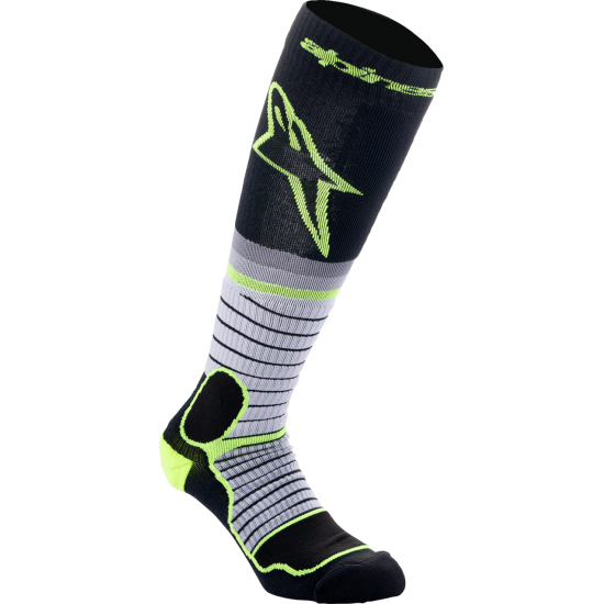 MX Pro Socks SOCK MX PRO BLK/GY/YLW M