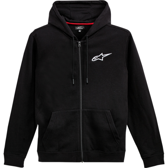 Ageless Zip Hoodie HOOD ZIP A-CHEST BK/WT L