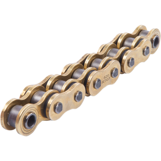 520 RTG1 abgedichtete Tripleguard-Motorradkette CHAIN W-RING 520X120 GOLD