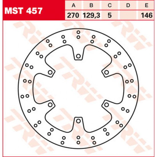 Bremsscheiben BRAKE ROTOR FIX ROUND L/R