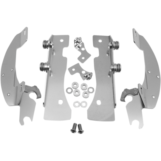 Kompletter Montagesatz mit Fats/Slim Windschild Trigger-Lock MNT KIT BW XV16/17 POL