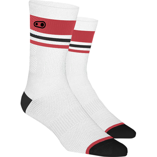 Icon MTB Socks MTB SOCK WT RD BK L/XL