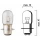 Filament Bulbs BULB 12V 25/25W P15d-25-1 10PK