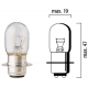 Glühlampen BULB 12V 25/25W P15d-25-1 10PK