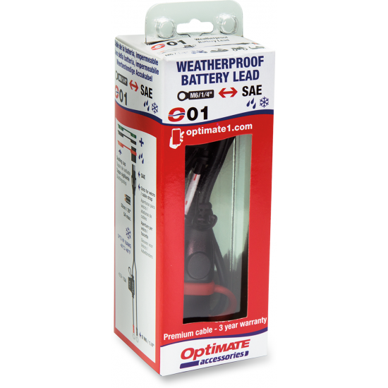 1/4" Batteriekabel mit Ösenanschluss CHARGER CORD EYELET O1 EA