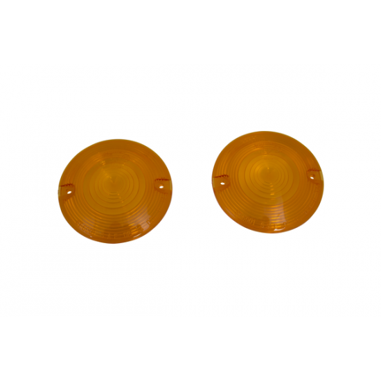 Replacement Turn Singal Lenses for Dressers LENS T/S FLT AMBER