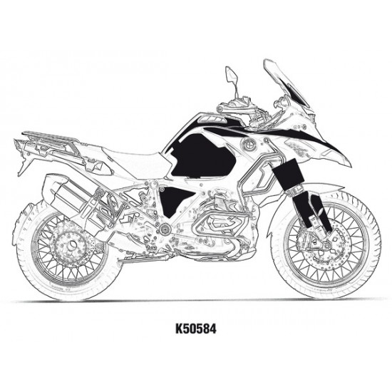 Aufkleber Set DECAL KIT R1250GS ADV 40TH GY