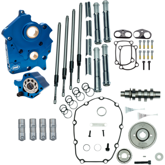 Cam Chest Kit for M-Eight Engine CAM 475G W/PLT OC/CHR M8