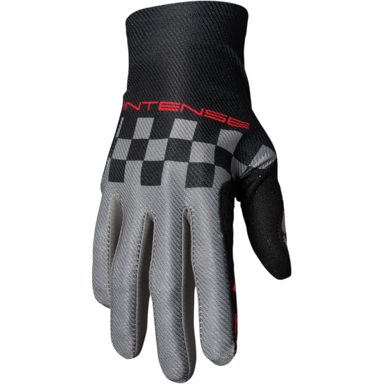 Intense Assist Chex Gloves GLOVE INTENSE CHEX BK/GY SM