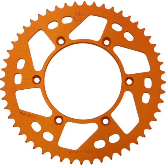 Aluminium-Kettenrad SPROCKET ALU MSE KTM 52T ORNG Aluminium-Kettenrad SPROCKET ALU MSE KTM 52T ORNG