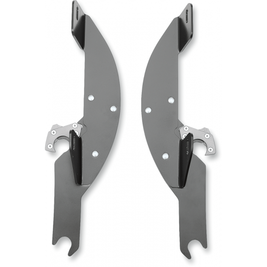 Kompletter Montagesatz mit Fats/Slim Windschild Trigger-Lock MNT KIT BW VTX13 COV BLK