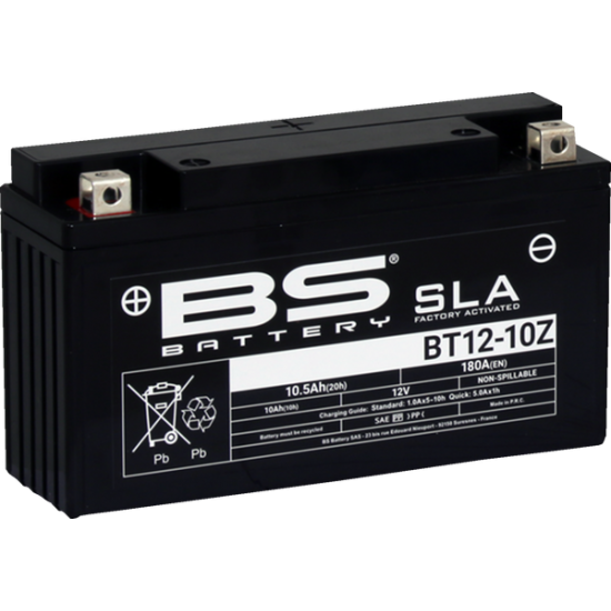 SLA werksseitig aktivierte wartungsfreie AGM-Batterien BATTERY BS BT12-10Z SLA