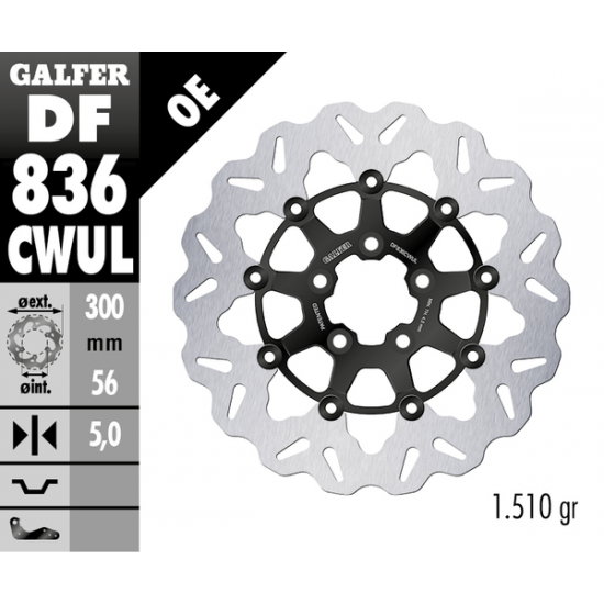 Wave® Bremsscheiben BRAKE DISC FLOAT WAVE BK BGHT