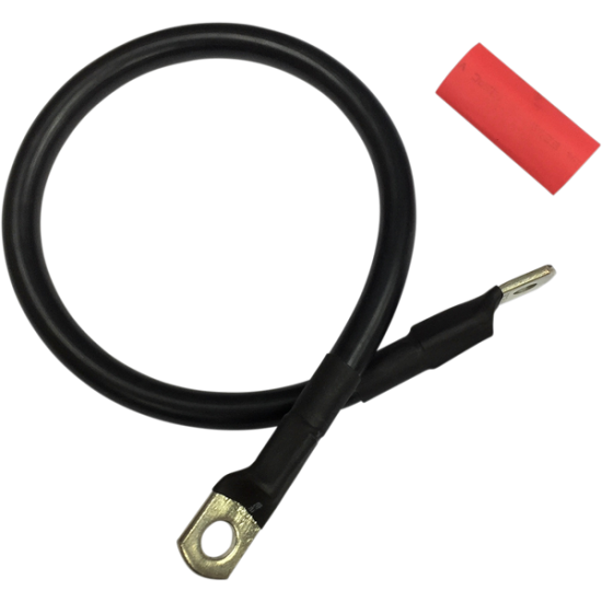 Battery Cable with Optional Shrink Tube CABLE BATTERY BLK 16