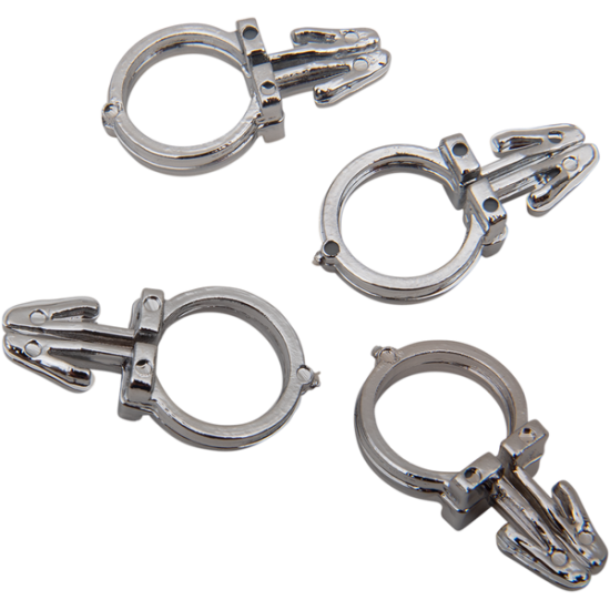 Handlebar Wiring Clips 1/2" CHR HNDLBR WIRE CLPS