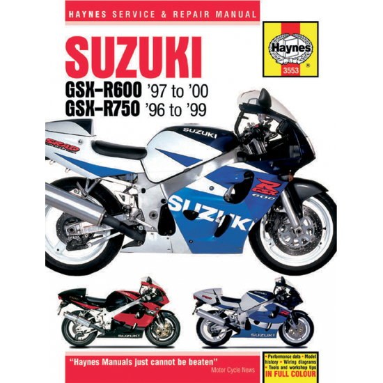Motorrad-Reparaturhandbuch MANUAL GSXR600/750