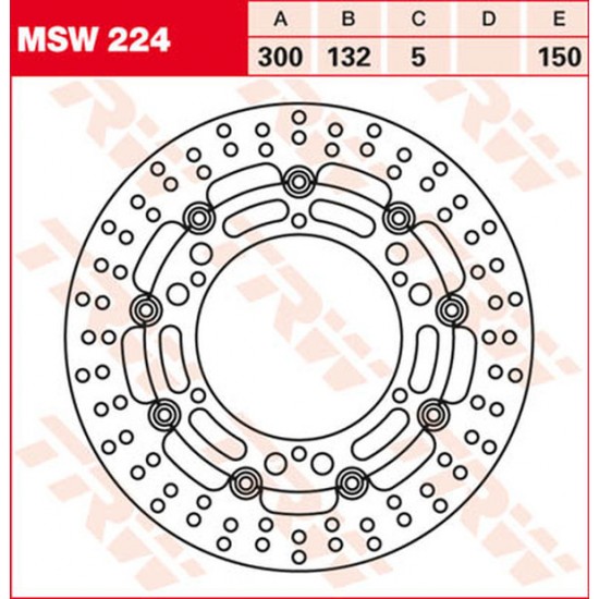 Bremsscheiben ROTOR TRW MSW224