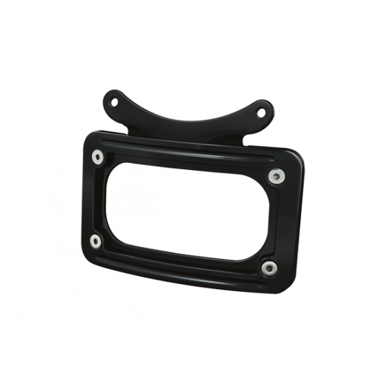 Curved License Plate Frame FRAME LP CURVED BLK