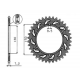 Steel Rear Sprocket REAR SPROCKET 428 51T STEEL Steel Rear Sprocket REAR SPROCKET 428 51T STEEL