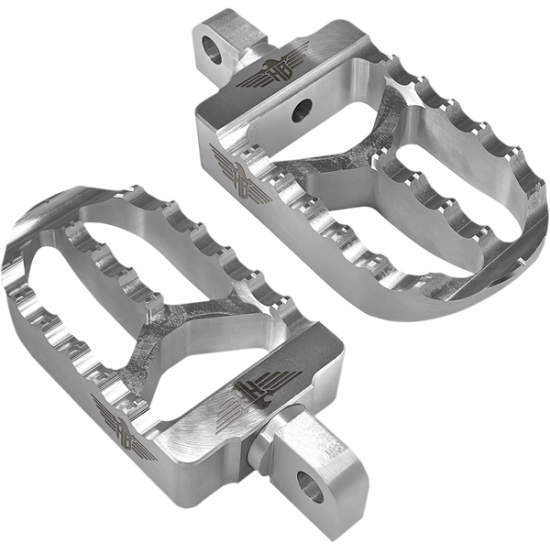 Foot Pegs for Harley FOOTPEGS MX V2 M8 SOFTAIL SILVER