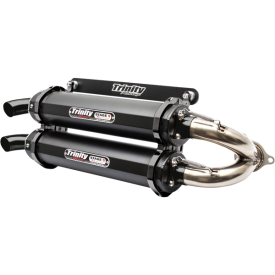 Stage 5 Slip-On Dual Muffler MUFFLER XP TURBO BK CRKT