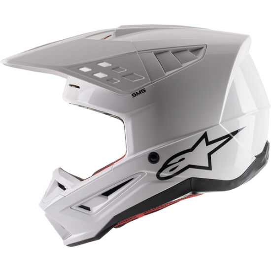 Supertech M5 Solid MX Helm HELMET SM5 SOLID WHT 2X