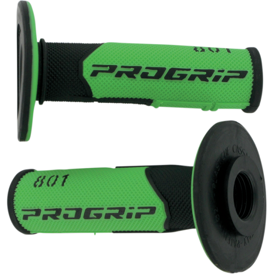 801 doppelschichtige Hybrid-Cross-Griffe GRIPS801 BLACK/GREEN