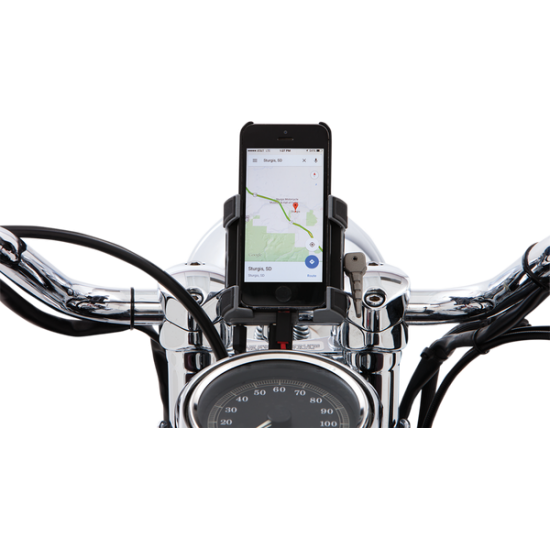 Smartphone/GPS Holder with Mount MOUNT BARS W/O CHG CHR