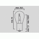 Glühlampen BULB 12V 25W BA15S 10PK