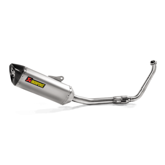 Racing Line Full Exhaust System Street EXHST RAC TI/CF YZF-R125