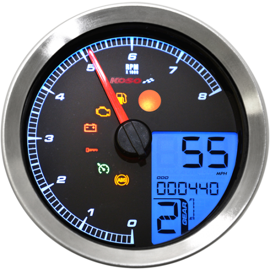 HD-04 Speedometer/Tachometer TACH MULTI METR HD-04 SIL