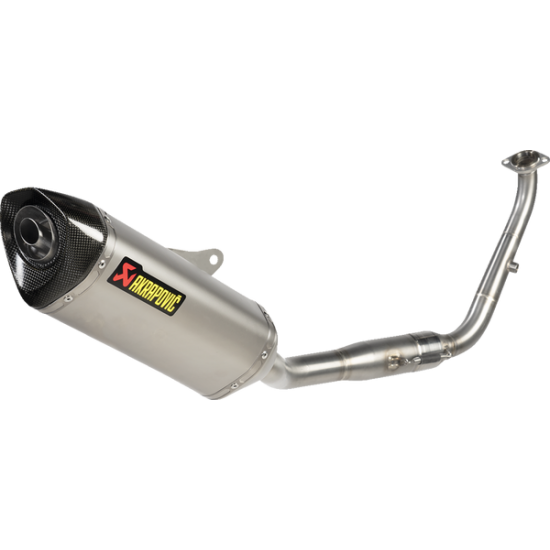 Racing Line Full Exhaust System Street EXHST RAC TI/CF MT-125