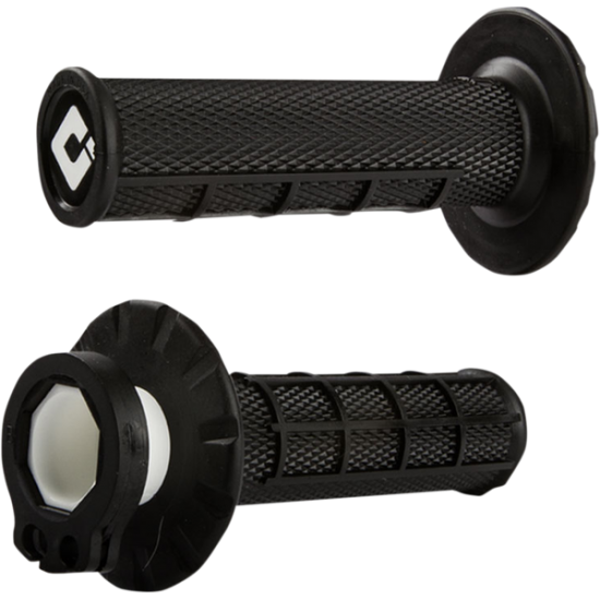 V2 Waffel-Lock-On-Griffe GRIP 1/2 WAFFLE MX BLK