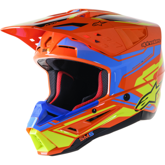 Supertech M5 Action 2 Helmet HELMET SM5 ACT2 OR/C/Y XL