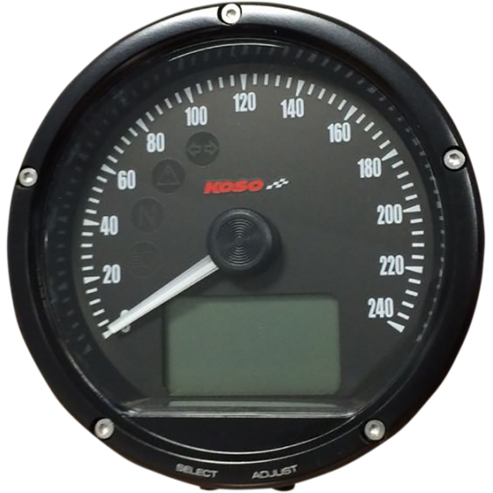 D75 Speedometer D75 SPEEDOMETER BK 0-240 KMH