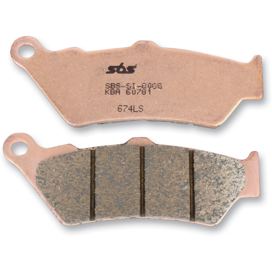 LS Street Excel Sintered Rear Brake Pads BRAKE PAD SINT REAR LS Street Excel Sintered Rear Brake Pads BRAKE PAD SINT REAR