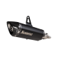 Slip-On Line Muffler SCOOTER MUFFLER SS/CF BLK ITAL