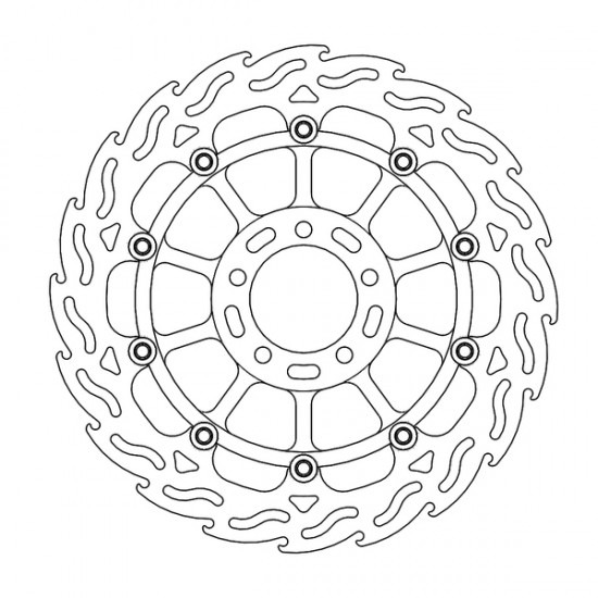 Flame Series Floating Rotor BRAKE DISC FLAME RACING FT L