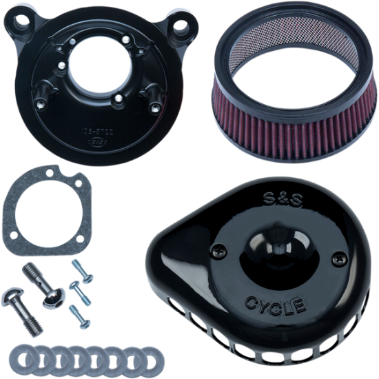 Mini Teardrop Stealth Air Cleaner Kit AIR CLNR BLK MTD 01-17TC