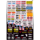 Sponsor Sticker Kit DECAL,MICRO SPONSOR KIT